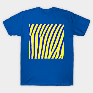 Zebra Print (Yellow & Blue) T-Shirt